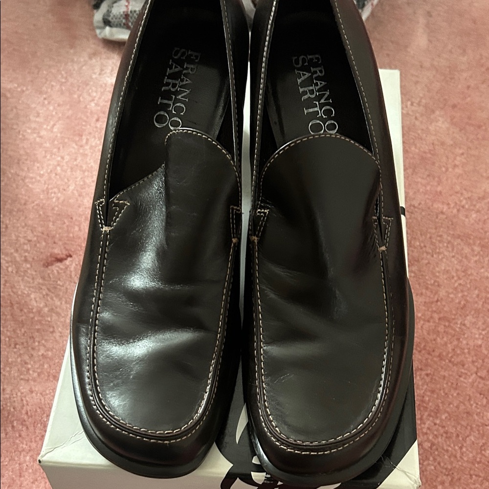 Franco Sarto Women's Dark Brown Loafers